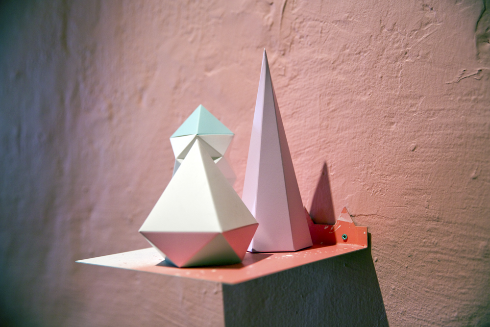 paper art postmodern set design  Prop Design paper paper sculpture