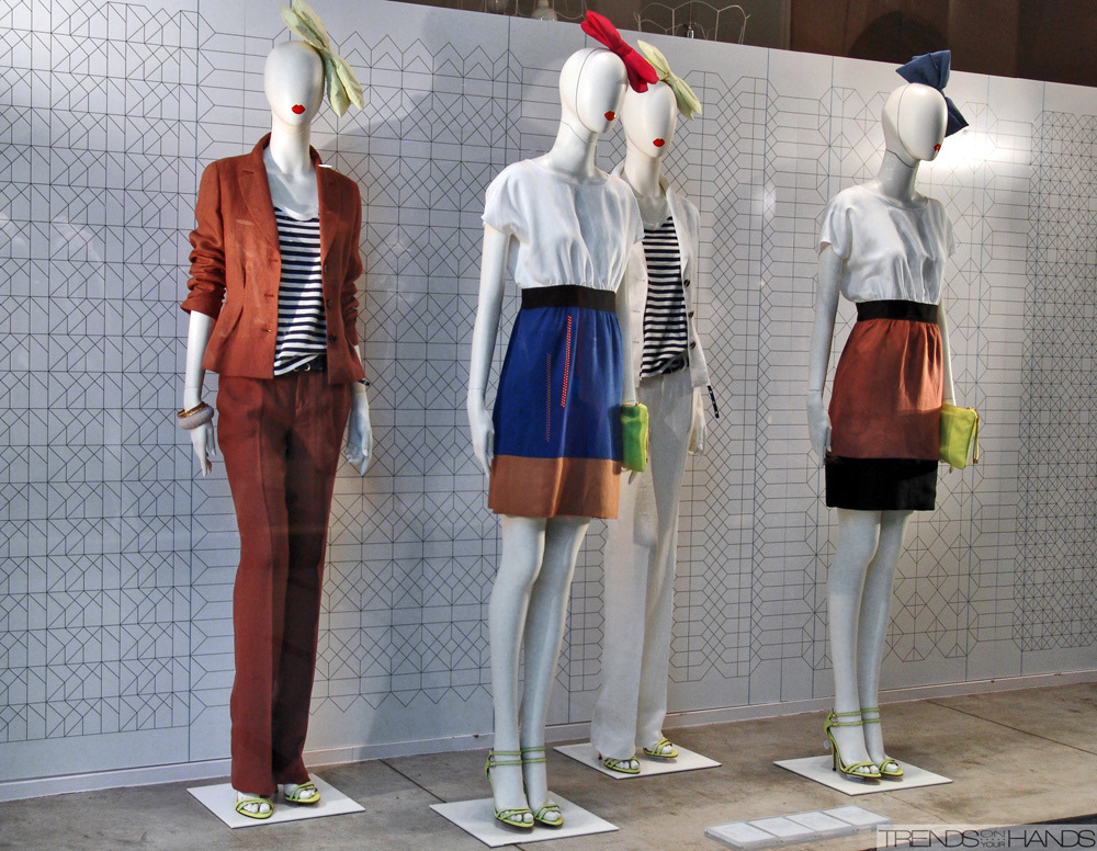 womenswear outfit shop windows Retail trends Trend spotting milan S/S 2012