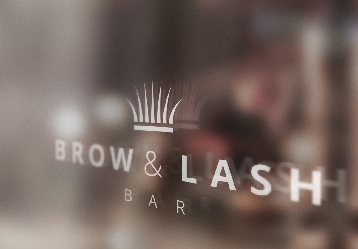 Adobe Portfolio branding  brows lashes Ulverston logo queens hair salon