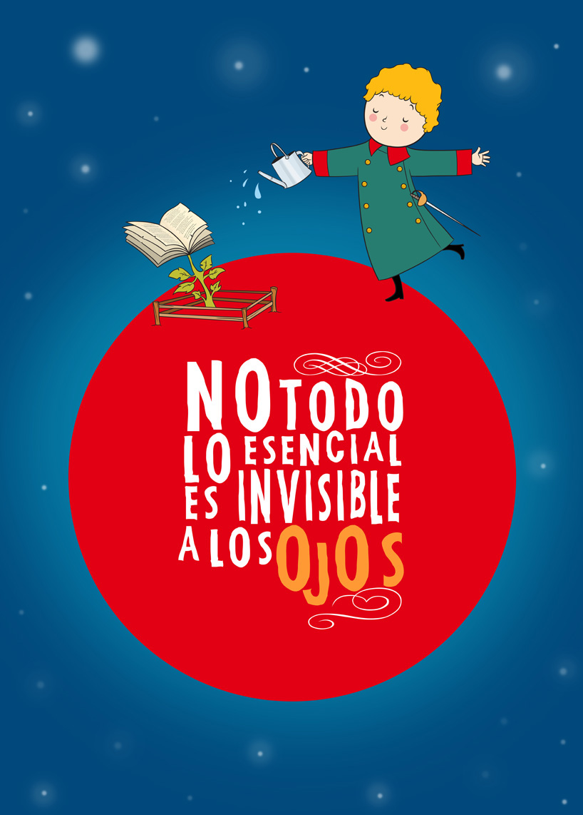 digital art  design poster Concurso publicidad publicity cartel conaculta mexico add filij INVITEMOS A LEER little prince principito