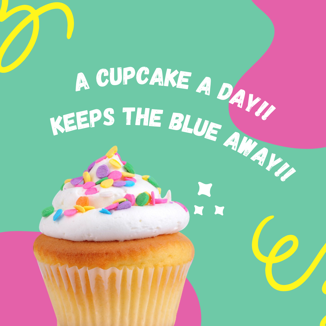 cupcake dessert bakery brand identity Graphic Designer canva Instagram Post modern visualization minimal style