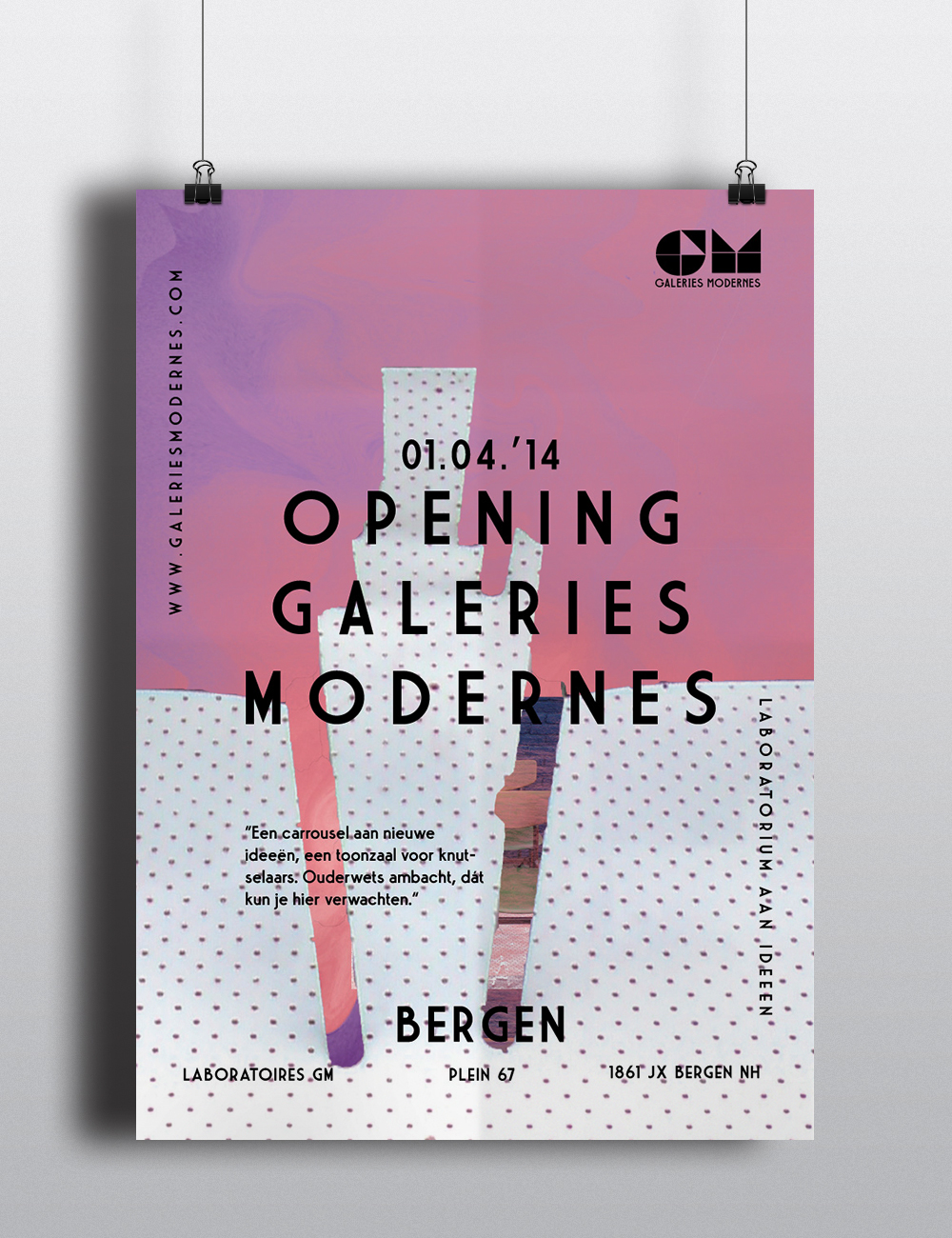 art gallery Art Gallery  posters Galeries Modernes studio atelier design Poster Design logo identity