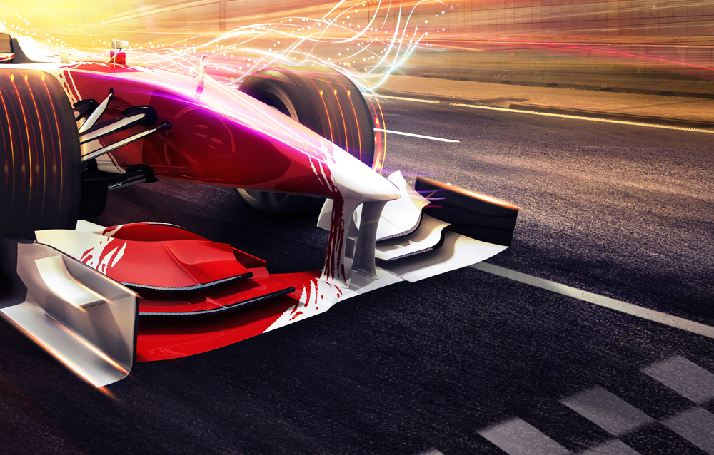 ICON Advertising & design Formula 1 f1 dubai Event Adreline yas Abu Dhabi speed race road lights passion formula