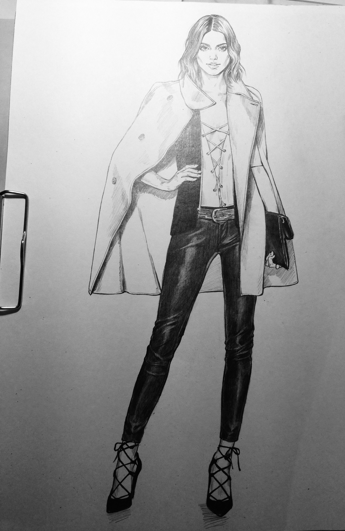 fashion illustration Fashion illustrator Illustrator fashion sketch daily drawing Daily Sketch diana_kuksa watercolor girl model Cocoon Luxury Wear cape artwork women`s capes