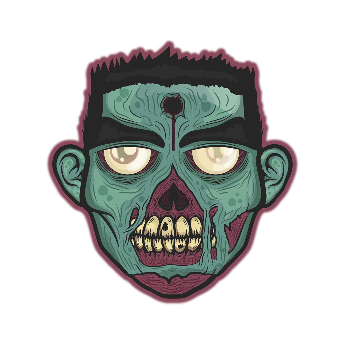 zombie vector Illustrator adobe design graphic collab dead thewalkingdead   monster apocalipsis