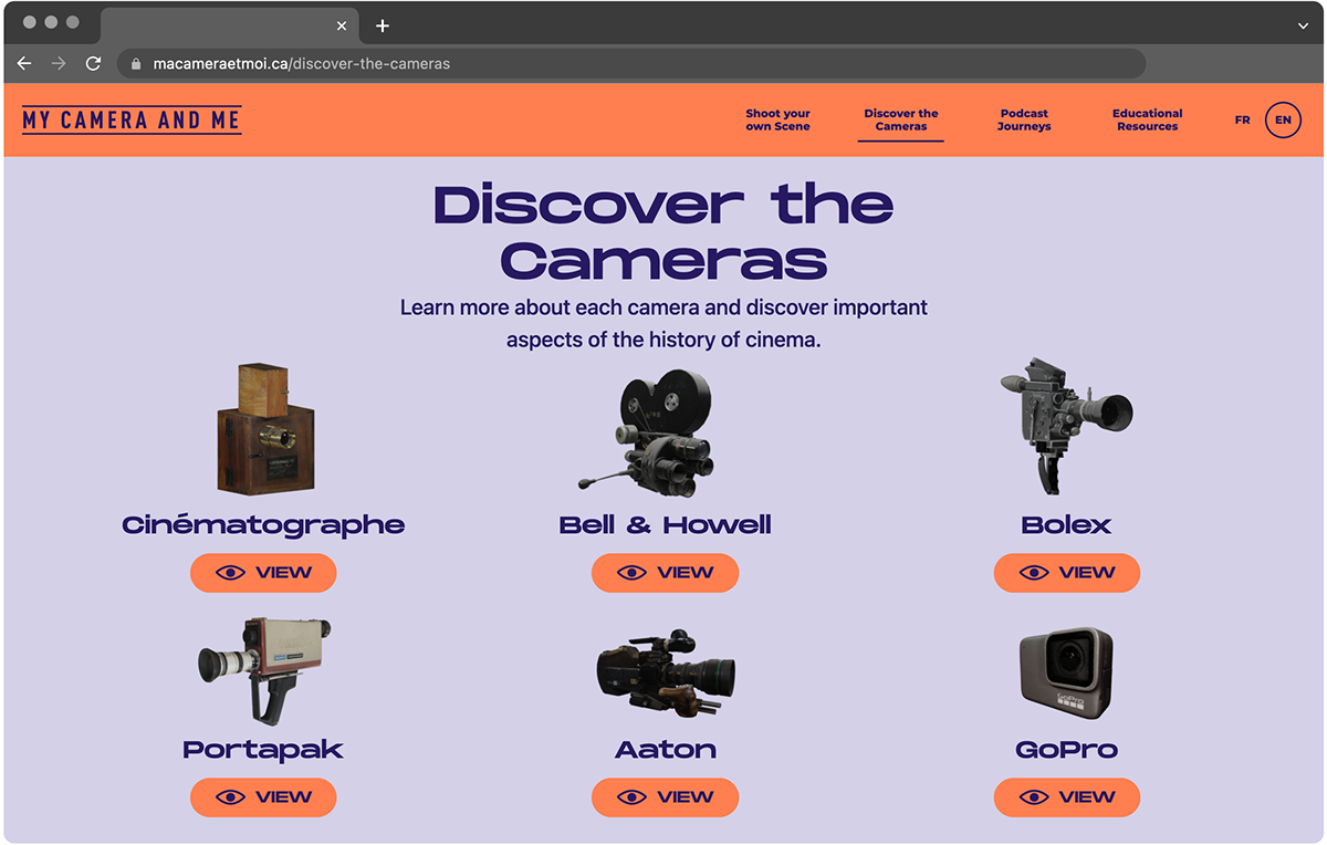 3D animation  art direction  Character design  Education interactive webgl cameras history