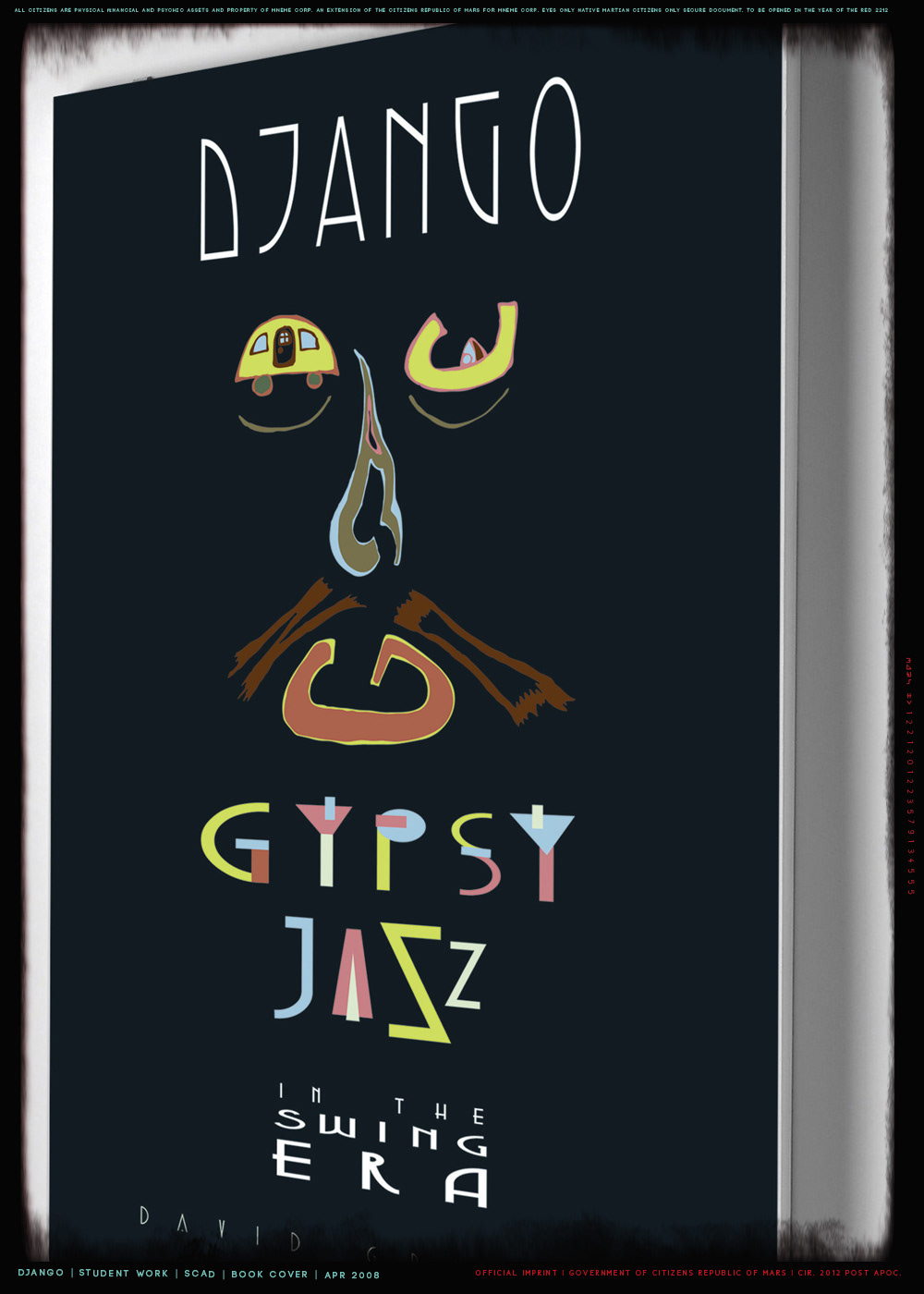 django reinhardt  gypsy jazz  Music  trailer  Illustration  typography  history  20s