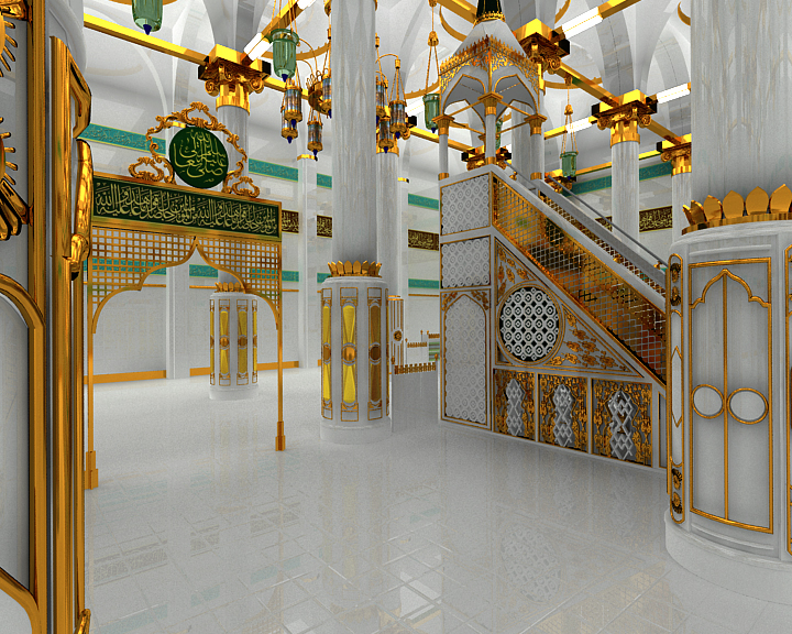 Islamic Work Channel Ident madina Riaz ul jannah Architectural Work