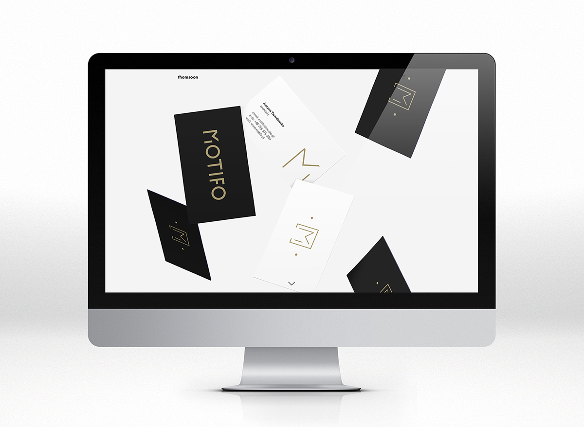 Website portfolio grid business card logo Graver light simplicity modern clean