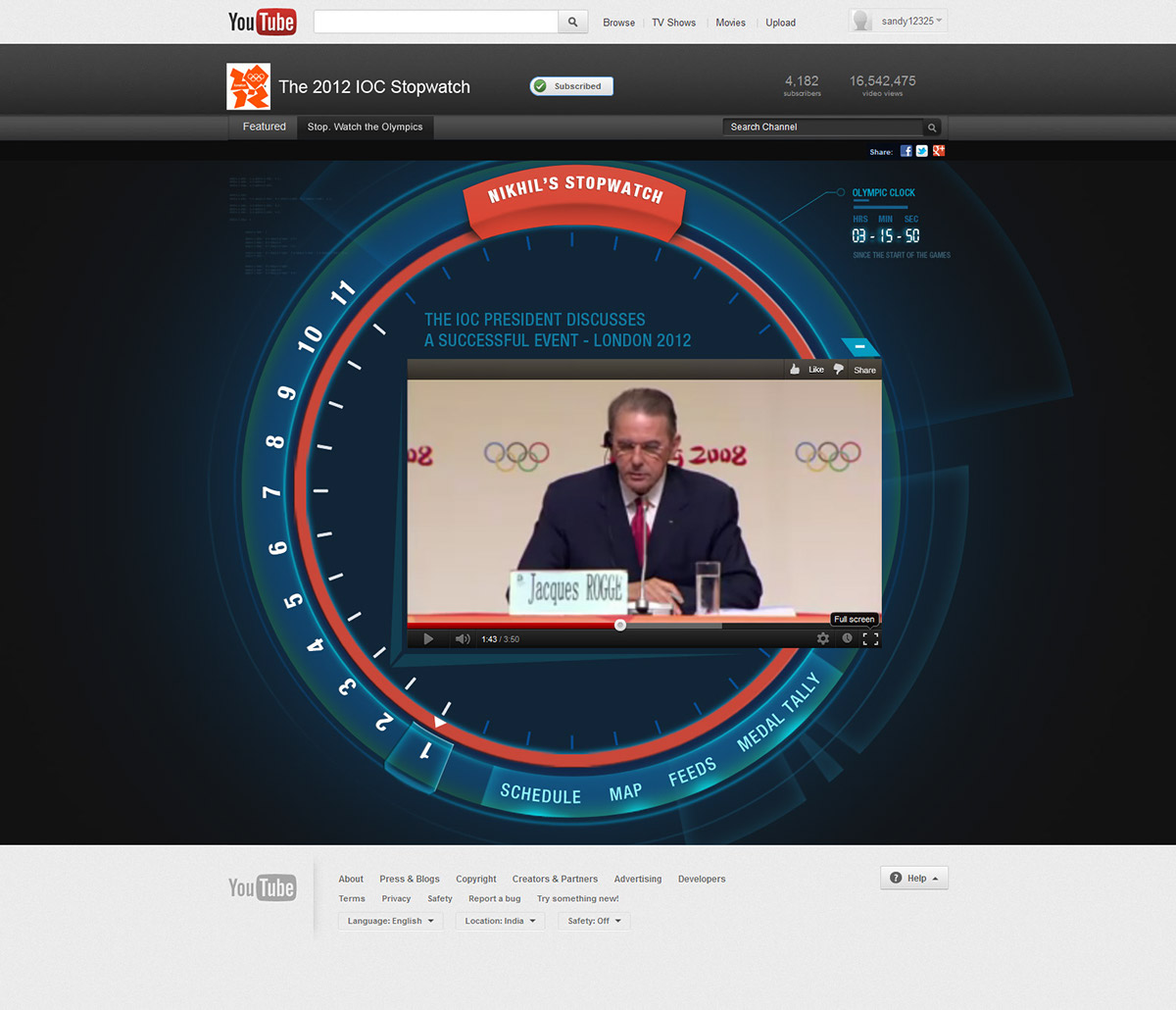 youtube Olympics google concept digital