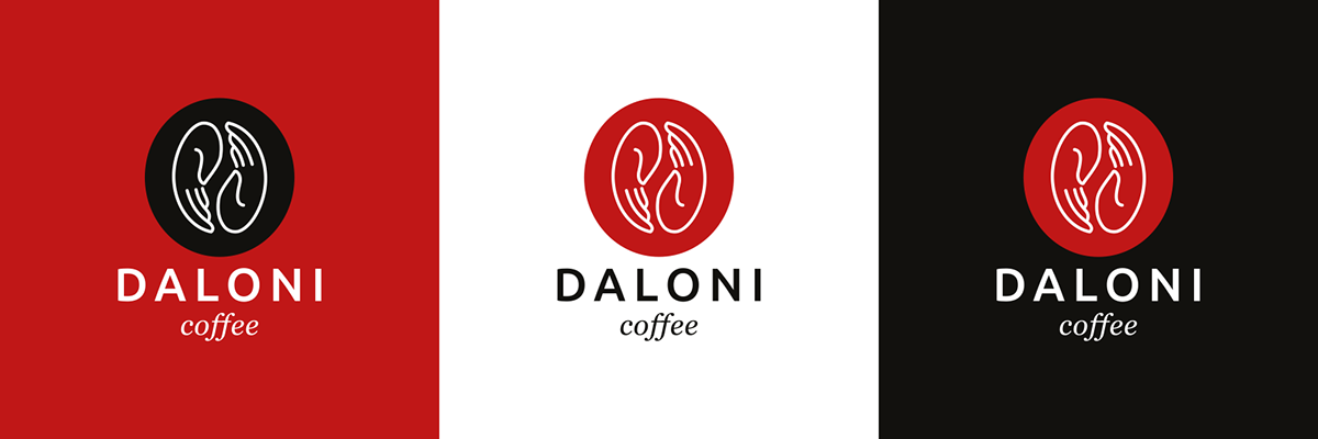 Coffee logo package design 