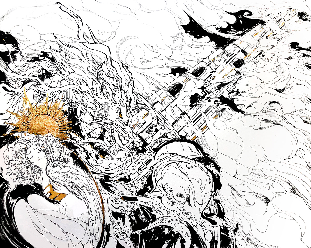 concept art Digital Art  Drawing  fanart fantasy Final Fantasy XV ILLUSTRATION 