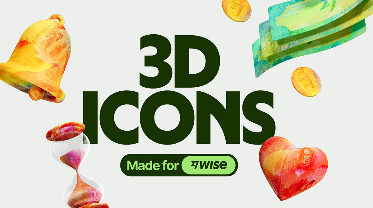 3D art design UI Icon iconography financial brand artwork c4d