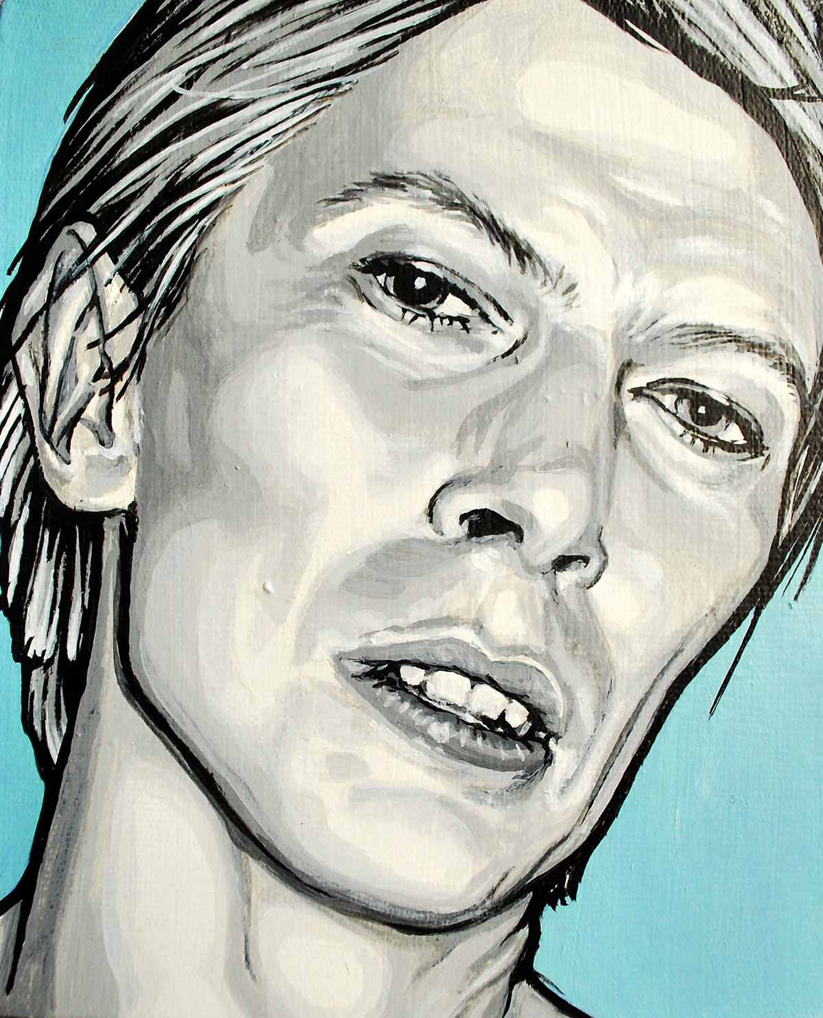 portraits Bowie iggy pop Debbie Harry Mick Jagger lou reed