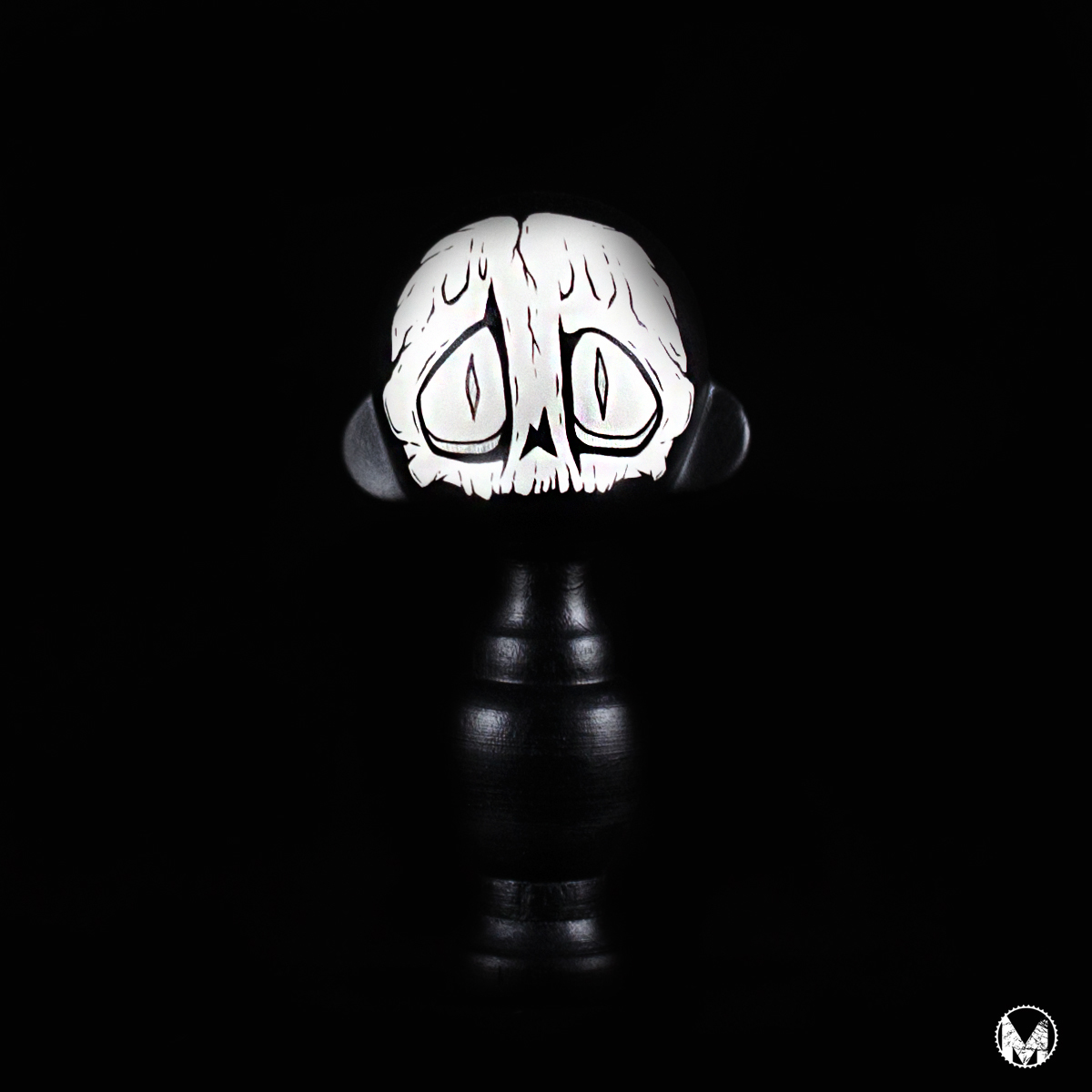 Kidrobot Munny Dunny toy Trikky Foomi skull Necrotic Skulls necro DIY