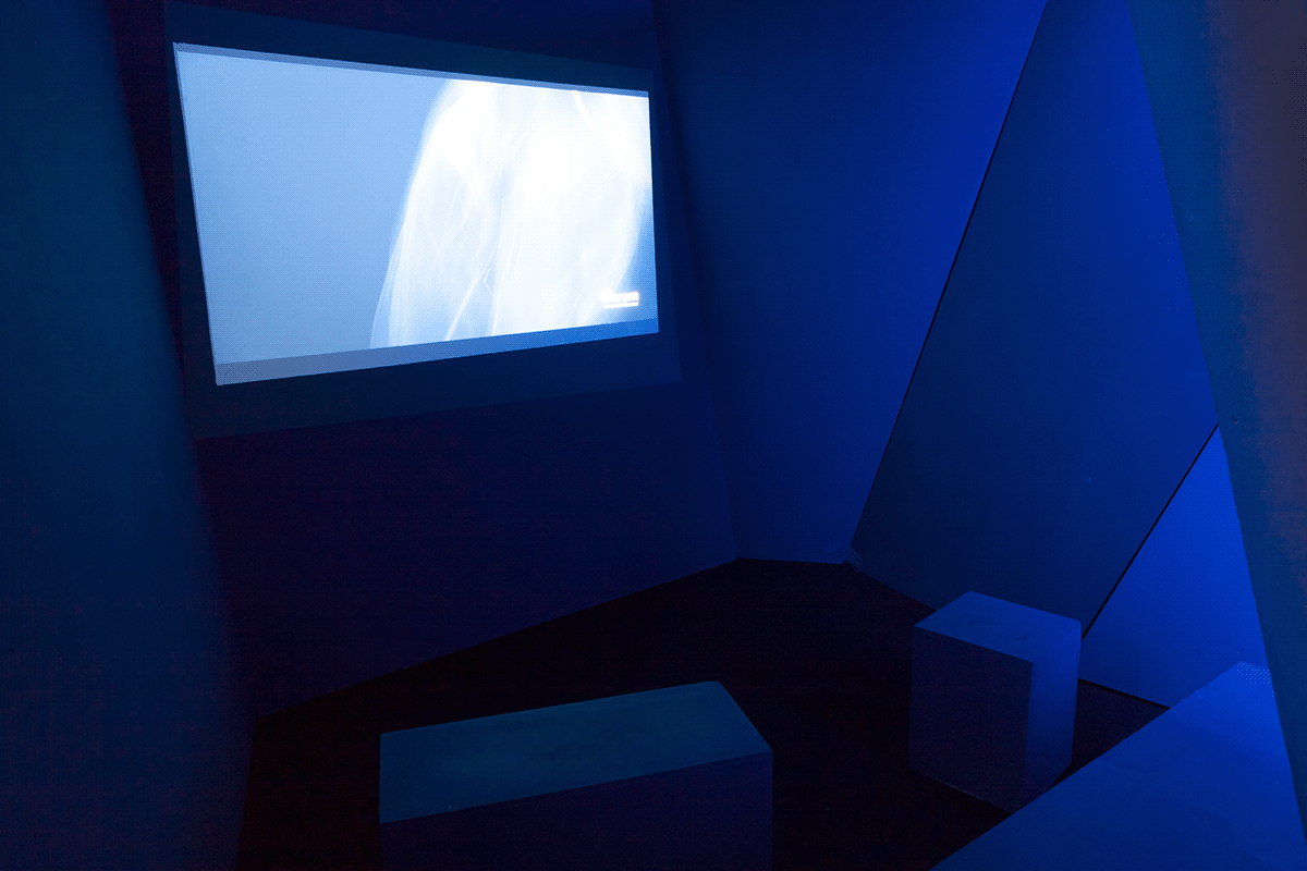 100 m2 Meer Ausstellungsgestaltung Ausstellungsdesign Bremen Haus der Wissenschaft floor projection interactive
