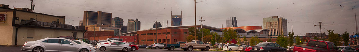 Nashville HDR gulch pano panorama