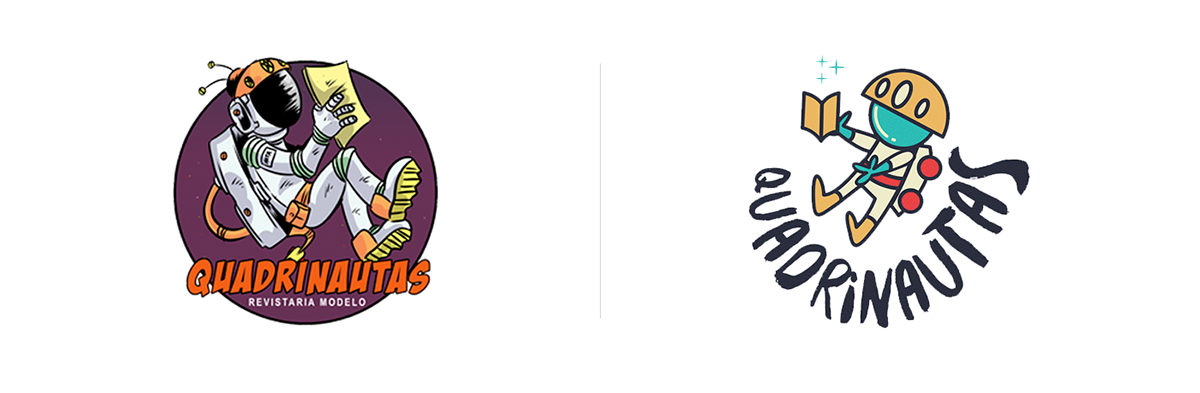 logo comics rebranding brand identity Logo Design visual identity brand logos