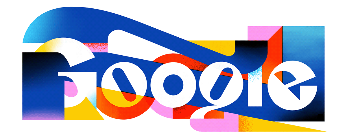 google Google Doodle graphic design  ILLUSTRATION  lettering Min sketches type typography  