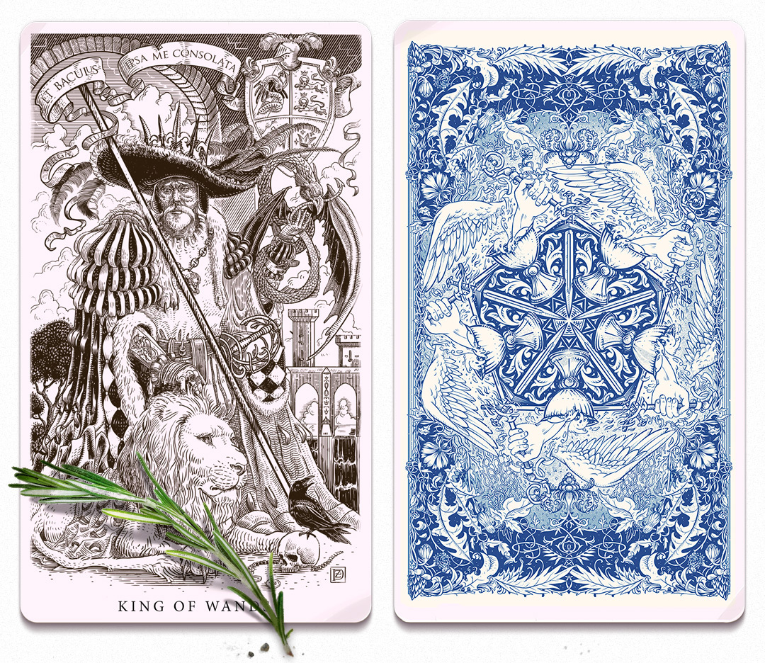 Cover for a deck of Samara Aritst Cards (Tarot) .