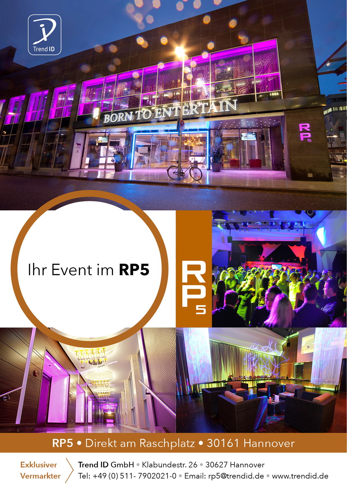 RP5  casino Live-Event Stage venue Corporate Brochure