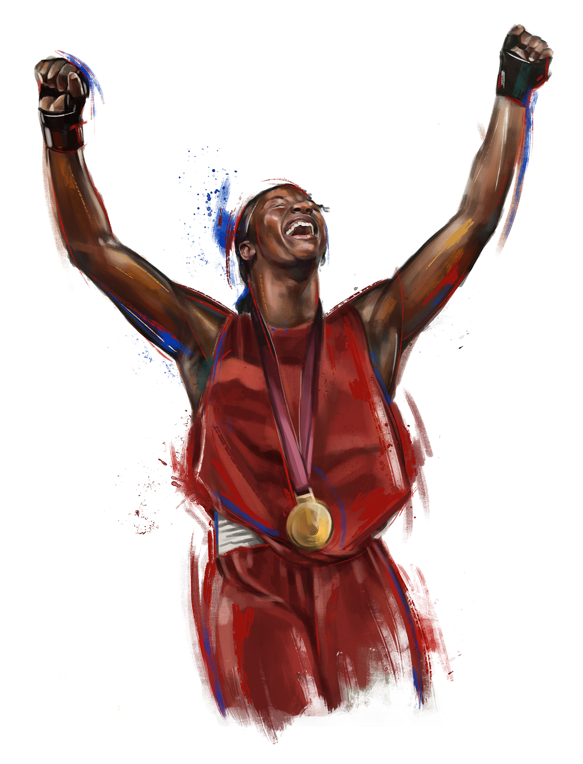 Boxing sports art Olympics PBS