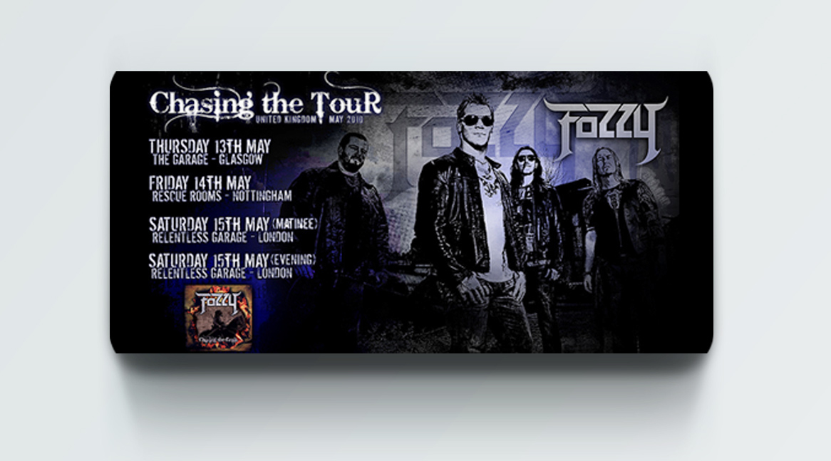 Fozzy let the madness begin heavy metal WWE Wrestling