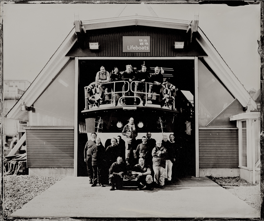Lifeboat Station Project RNLI lifeboats community charity maritime nautical lifesaving sea wet plate wet plate collodion collodion portraits Portraiture Ambrotype