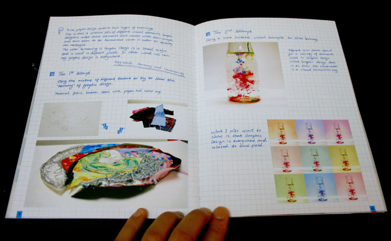 book design Self binding  handwriting crafts  