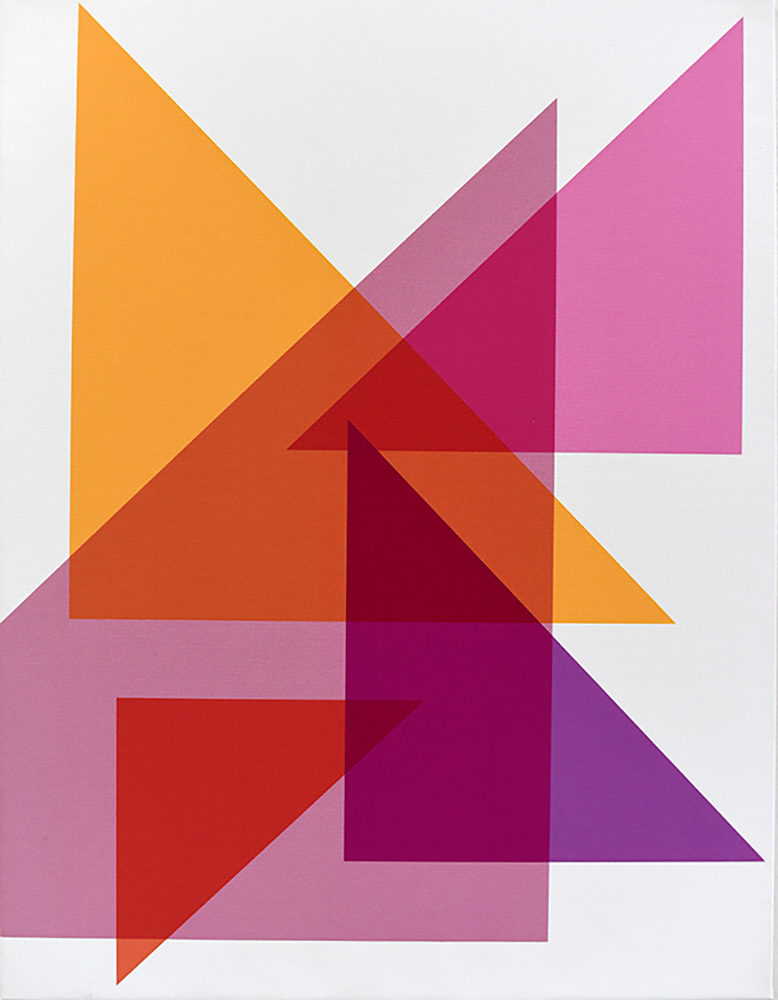 geometric abstraction color theory Hard Edge modern art inkjet print canvas
