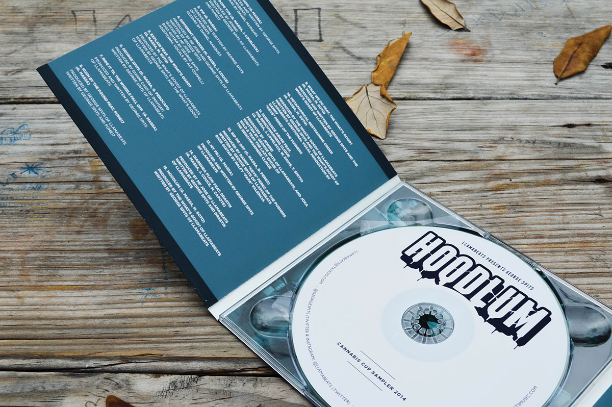Adobe Portfolio llamabeats music lbc hoodlum miami rap reggae package album albumcover cd cdcover