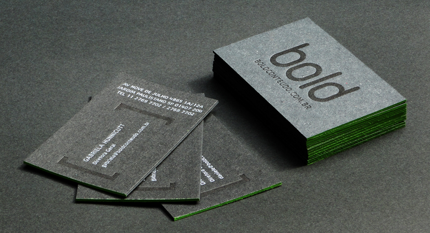 business card letterpress