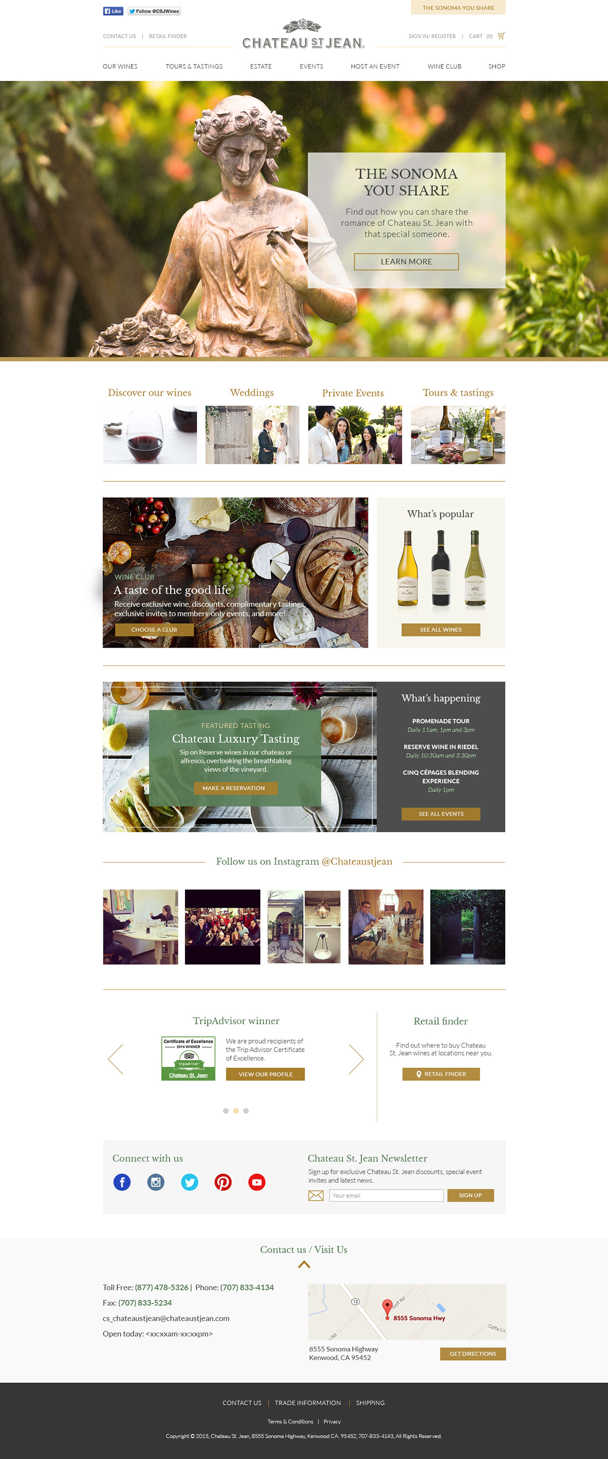 Web Design  Web wine winery branding  design