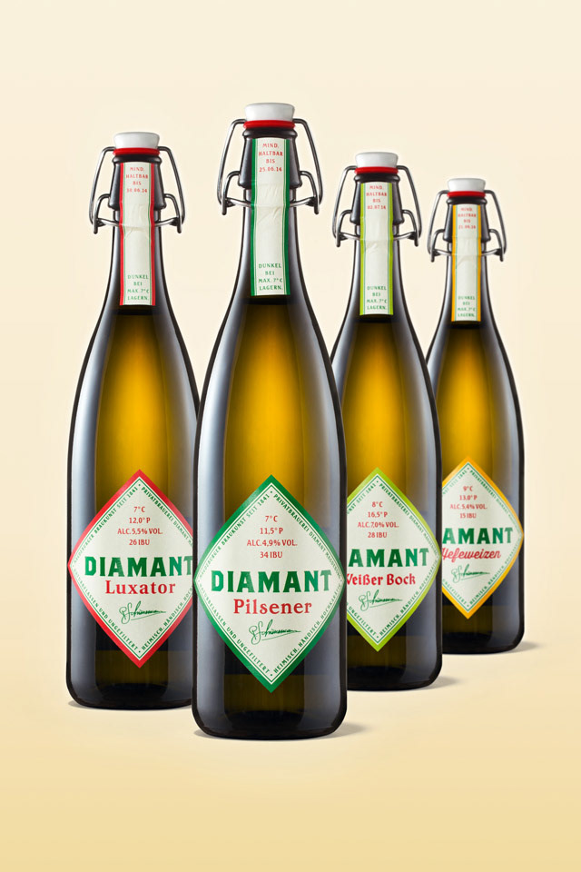 Magdeburg beer diamond  relaunch beverage craft brewery