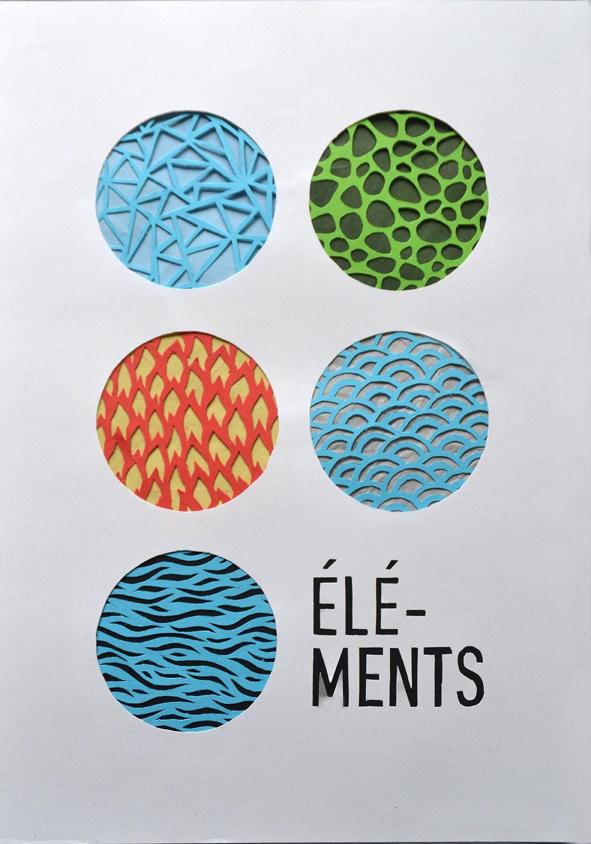 typography day poster contest 5 elements paper cut