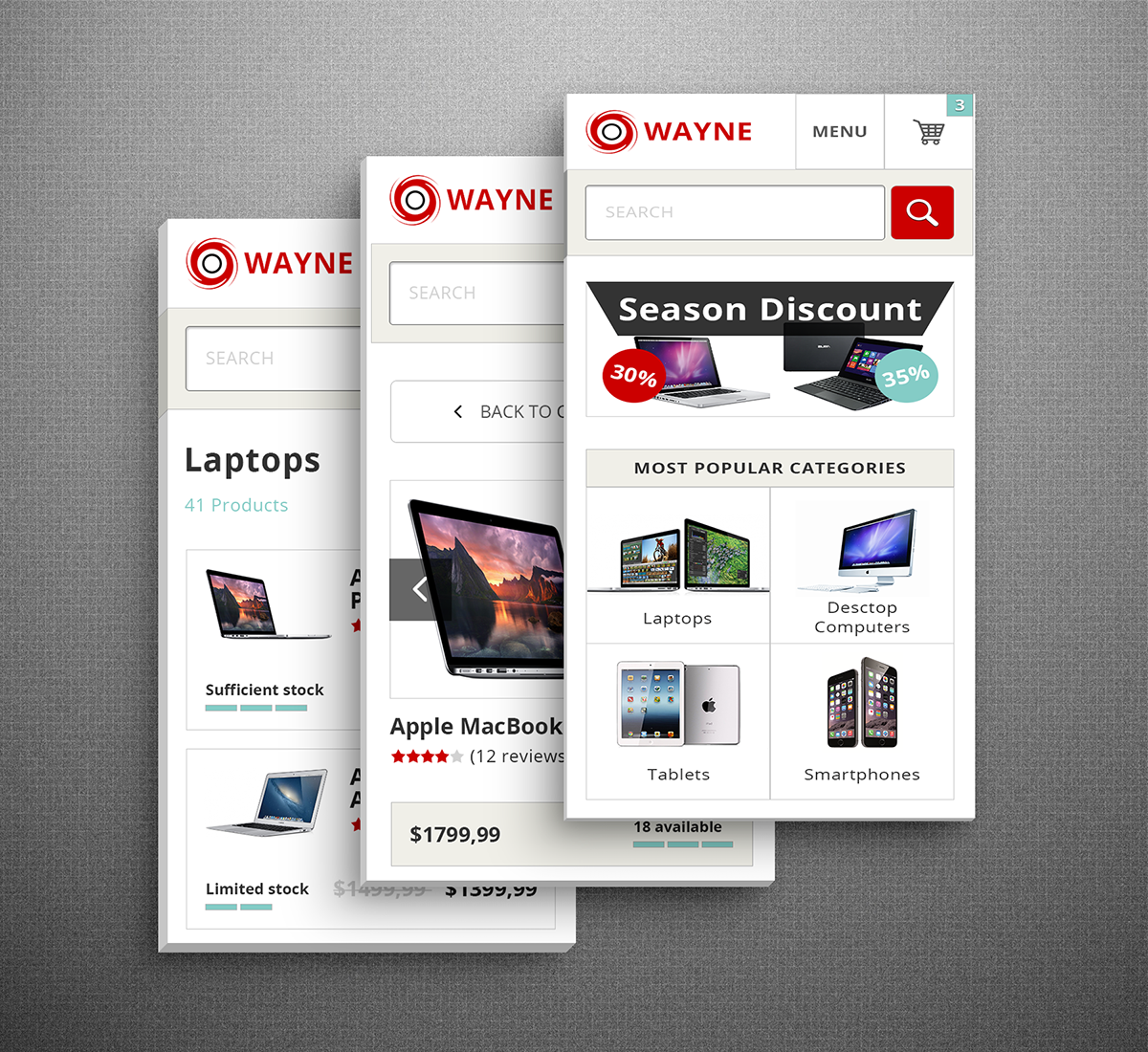 Ecommerce Responsive web-design Web-site Web mobile Website
