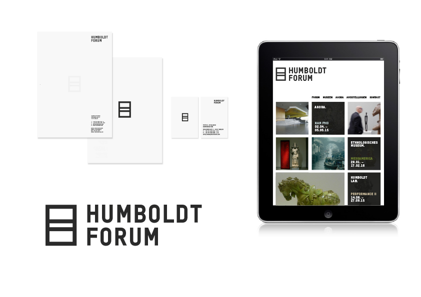 Humboldt Forum Humboldtforum Raymond Meier ultraidentity Corporate Design culture branding berlin