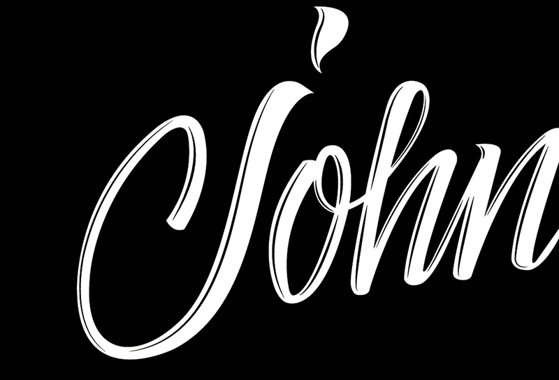 john doe blanco negro victorgarcia eligechose tipografia typography lettering calligraphy letters letters graphicdesign handtype black White lettering Style