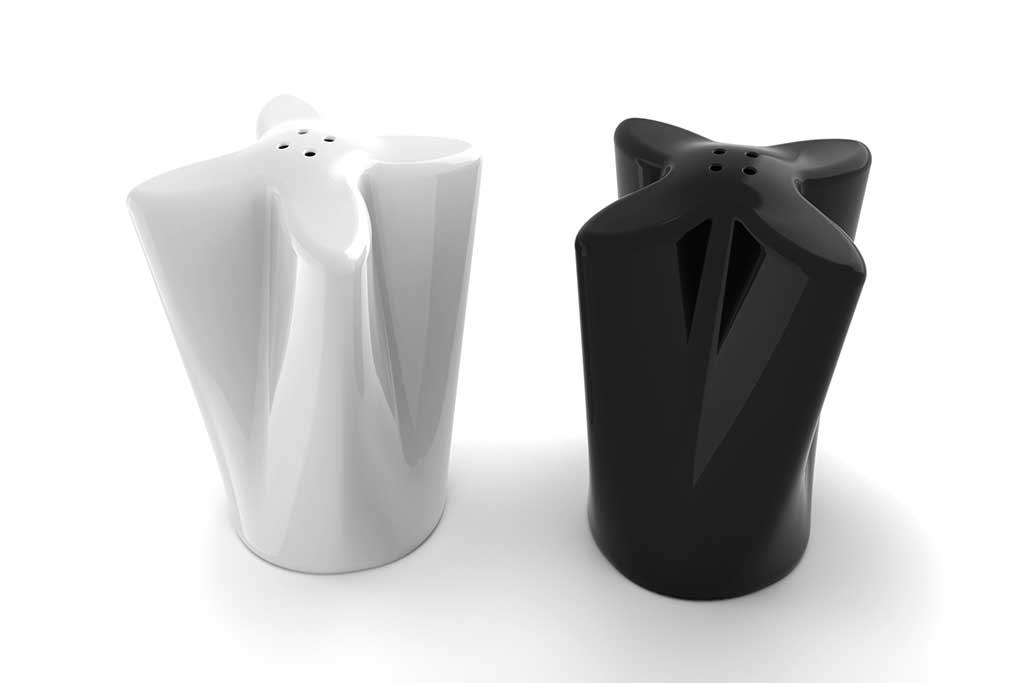 product design  salt shaker design 3D Modelling Solidworks keyshot porcelain