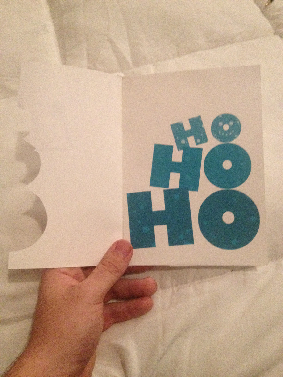 Christmas card blaxploitation snowman ho ho ho santa winter greeting cards hallmark
