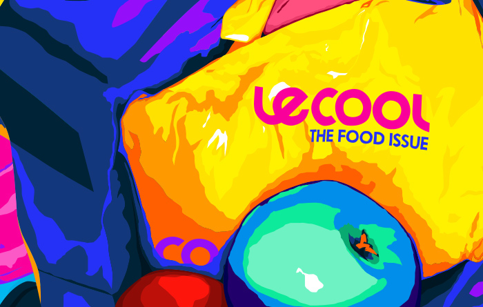 vector Le Cool graphics irish dublin Food  vibrant magazine cover poster colmoconnor colm o connor smoothie Ireland design
