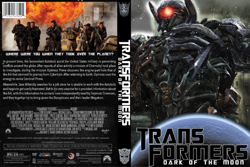 Transformers dvd sleeves DVD Lables