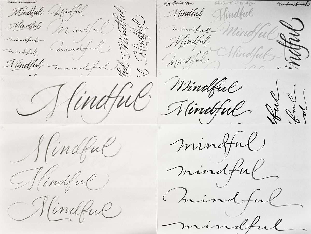 lettering hand-lettering handwriting skillshare Martina Flor process MANUSCRITO handmade Script Calligraphy  
