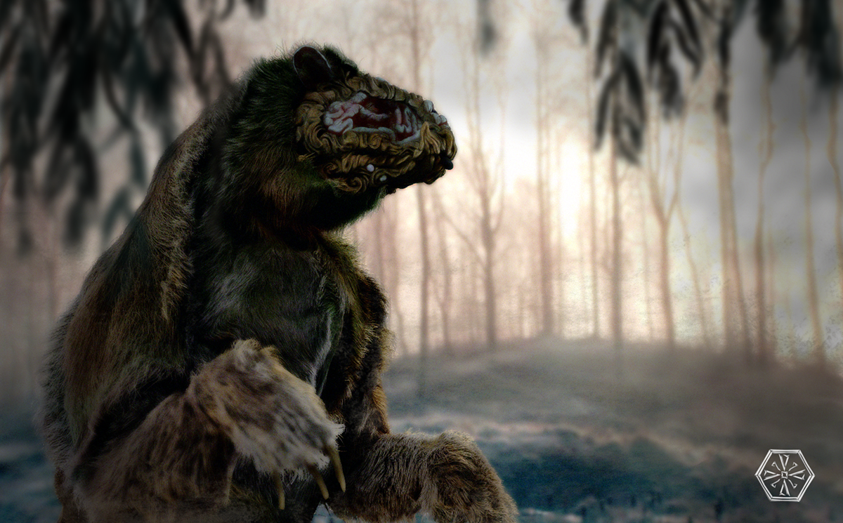 bear oso swamp Ancient pantano Zbrush megafauna monster creature Monstruo bosque