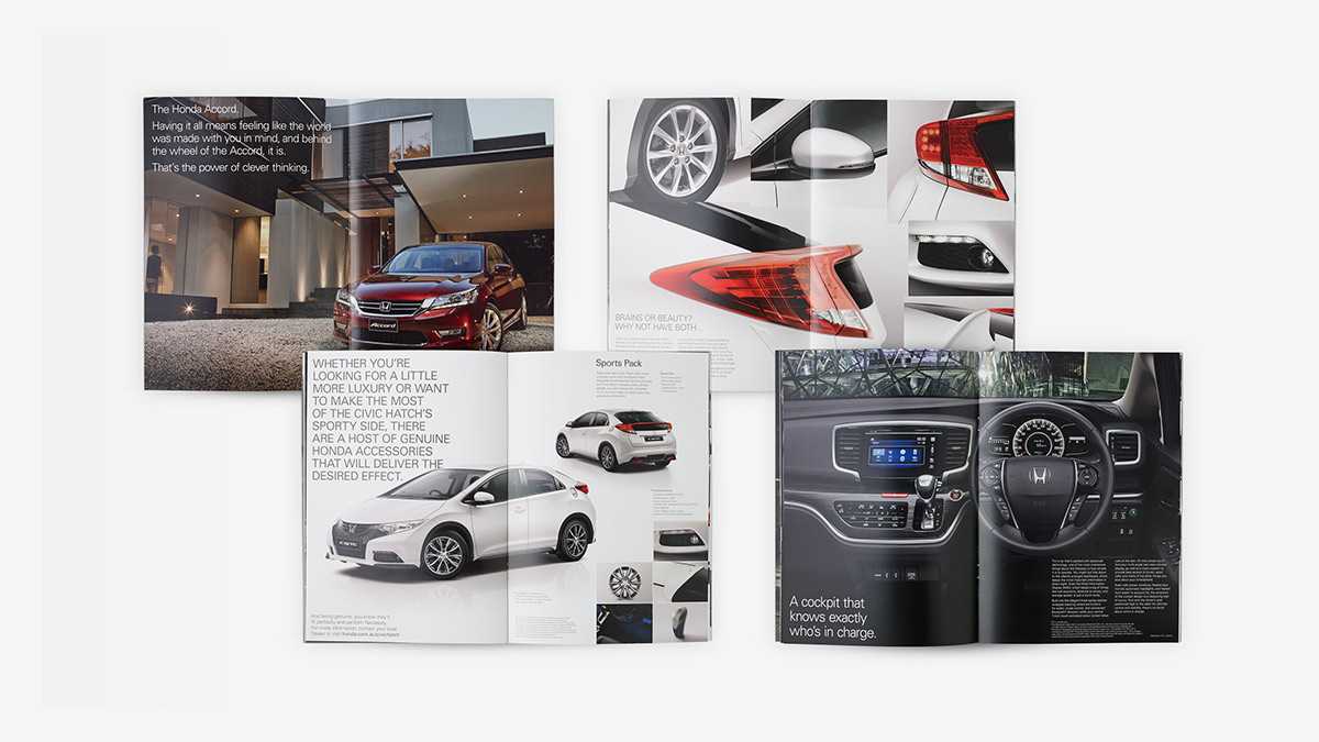 Honda  cars brochure
