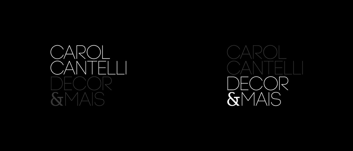business card stationary Decor & Mais Decoremais Logo Design Carol Cantelli geraçãocarolcantelli Workshop Carol Cantelli archtecture ARQUITETURA