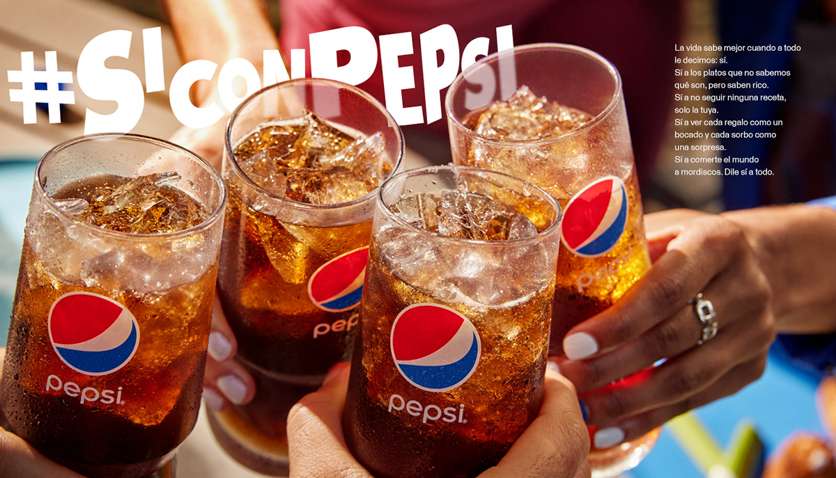 ads Advertising  art direction  campaign Food  graphic design  pepsi photo Photography  publicidad