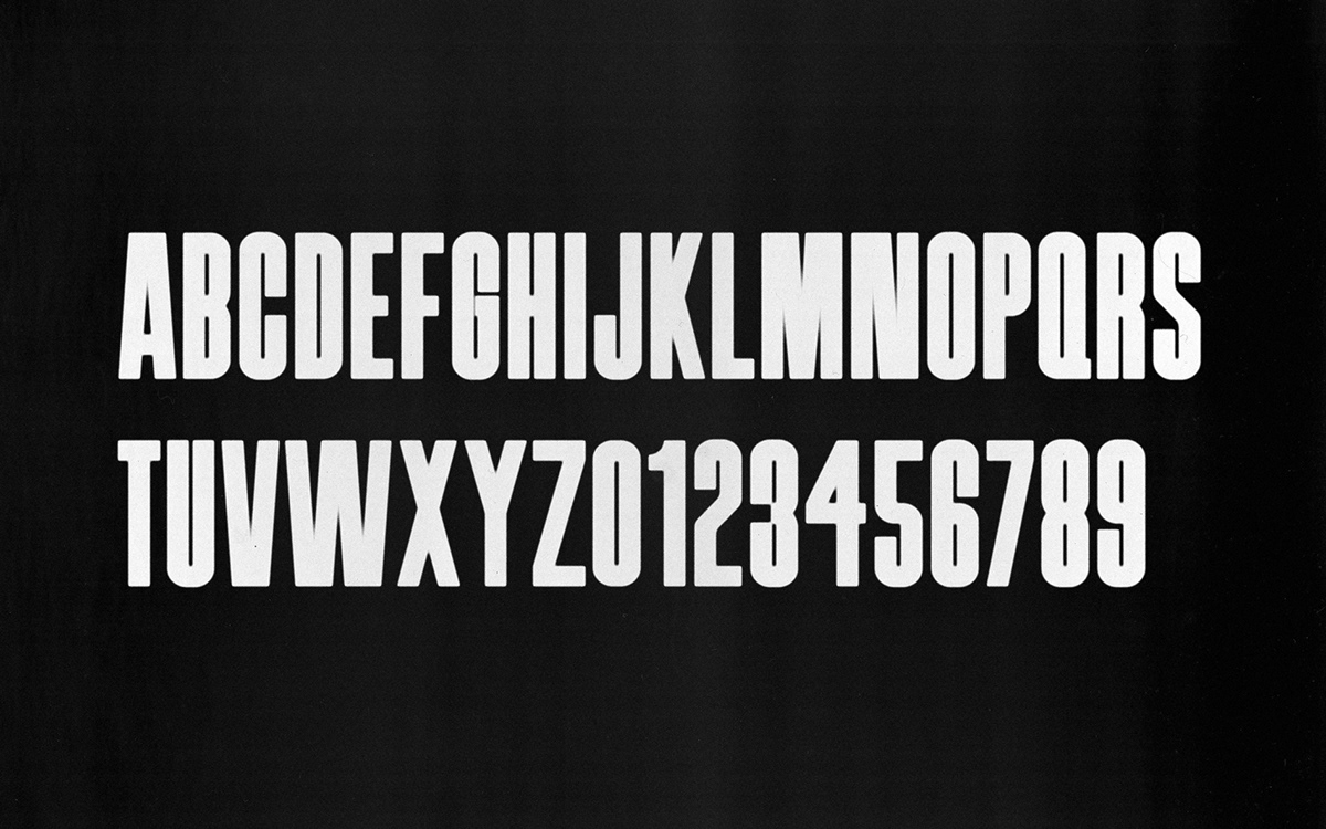 Typeface type design sans serif all caps condensed ultra condensed display face typography  