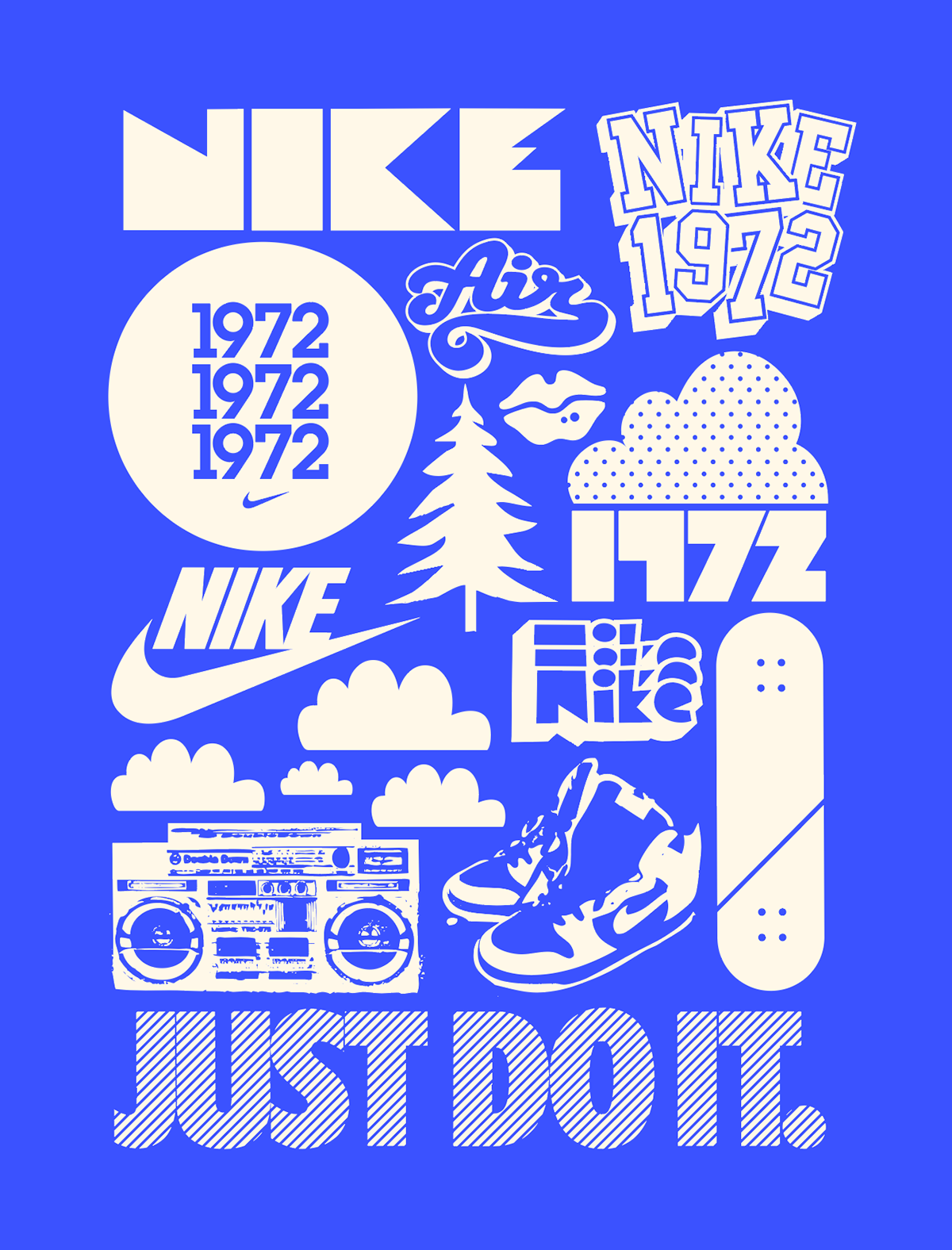 graphic Nike art apparel Fashion  logo Sportswear streetwear t-shirt typography  