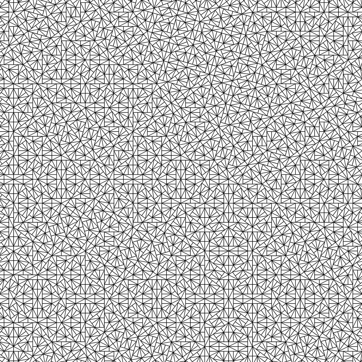abstract algorithmic generative geometric geometry math mathematics pattern Procedural Tiling